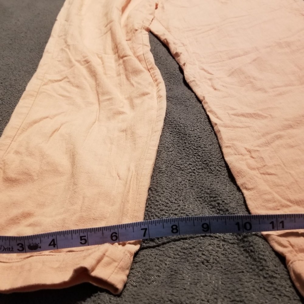 Pink Drawstring Pants With Pockets - Picture 8 of 13